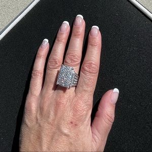 David Yurman Wheaton ring w/ Pave Diamonds. This is the big one.
